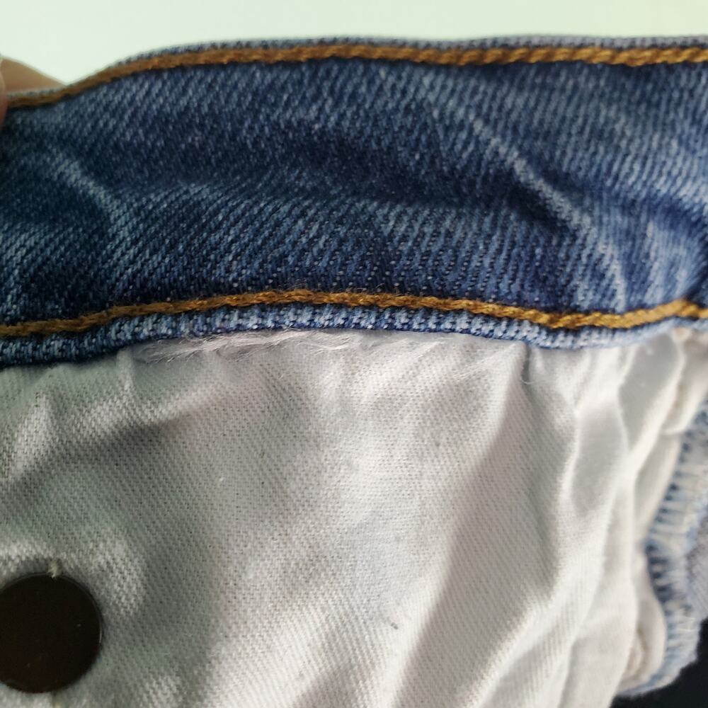 AGOLDE Women's Pink Heart Distressed Denim Jeans Size 29 - Picture 7 of 7
